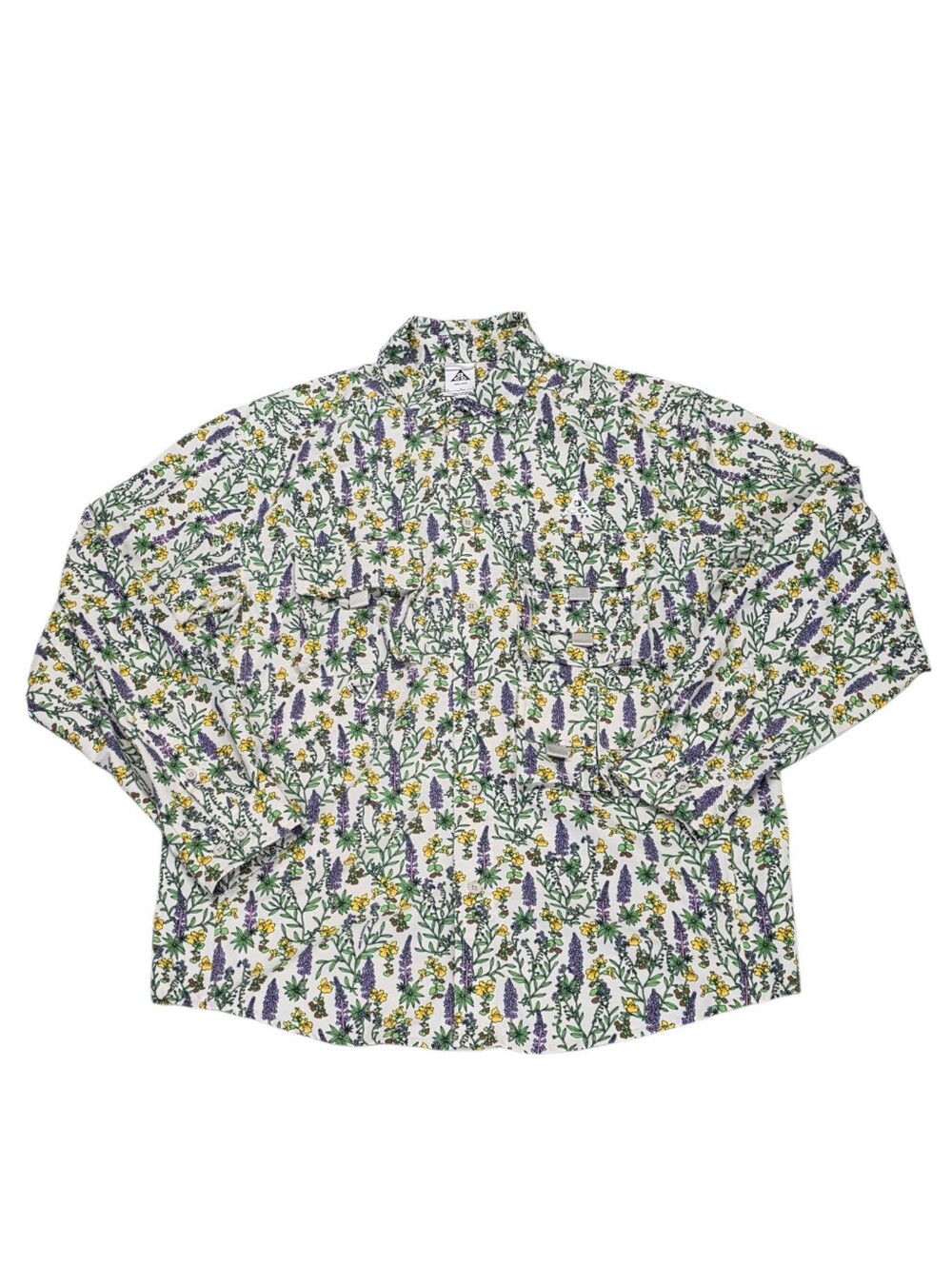 Nike ACG Dri-FIT UV "Snowgrass" Floral Long Sleeve Shirt DN3941-072 Size Large